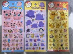 【韓国】ポケモン シール3枚まとめ売り