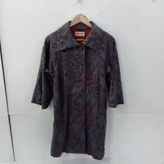 1.30◎M838P◎ヴィンテージ◎コート◎柄物◎総柄