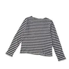 ロンT 長袖カットソー ボーダー モノトーン ベーシック シンプル カジュアル