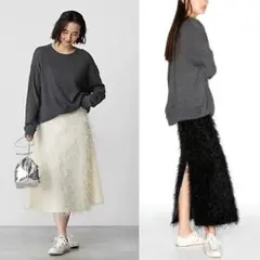マディソンブルー　77,000円　24AW　薄手ゆったりニット　ウォッシャブル