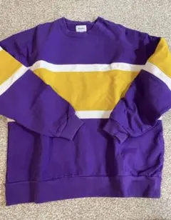 BEAMS 紫/黄色 スウェット S