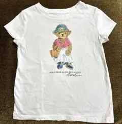 ラルフローレン　ポロベア　女の子Tシャツ　白110 キッズ　ホワイト　トップス