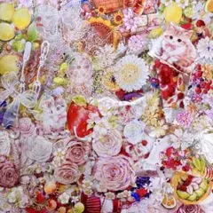 海外 装飾 マスキングテープ フレークシール100枚 PETのみ