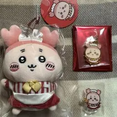 ちいかわレストラン　カニちゃん3点　アクスタ　メタルチャーム　古本屋のサムネイル