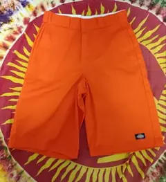 Dickies ルーズフィット ワークパンツ 30 オレンジ