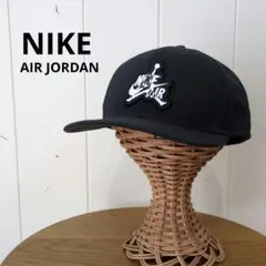NIKE AIR JORDAN キャップ バスケ エアジョーダン ブラック 刺繍
