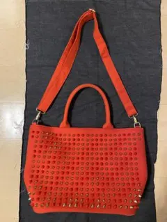 DIAVEL スタッズショルダーバッグ