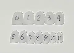 計測用ネイルチップ/サイズ確認用ネイルチップ/ネイルチップ