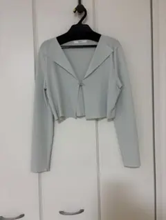 お花パールボタン付きボレロ