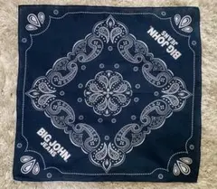 美品BIG JOHN JEANS ネイビー バンダナ