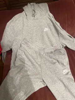 Nike グレー フード付きスウェットセット Mサイズ