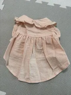 ピンク フリル付き犬服