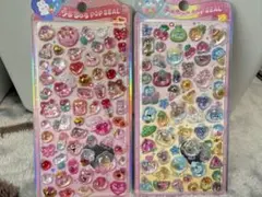 海外公式品うるちゅるシール2枚★うさぎクマ動物スイーツ食べ物