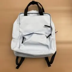 無印良品　手提げとしても使えるリュックサック・A4サイズ 水色
