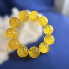 希少大玉！ 天然 虹入り シトリンファントム ブレスレット - メルカリ