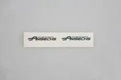 非売品 amsechs アムゼックス ロゴ ステッカー 黒緑