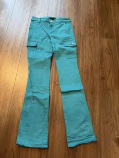 23区GOLF ターコイズ フレアパンツ サイズ55