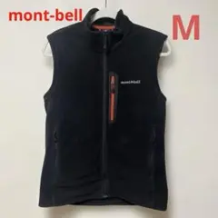 mont-bell モンベル　フリースベスト ブラック　Mサイズ