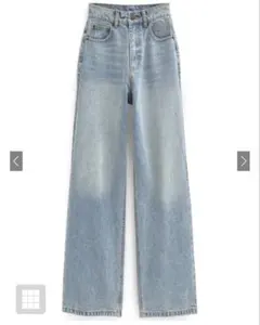 GRL ストレートワイドデニムパンツ 〔cu533〕 サイズS