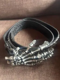 スタッズベルト スカル ドクロ 骸骨 y2k パンク ロック ストリート