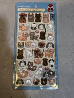 和柄　ボンボンドロップシール　日本犬