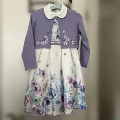 未使用　アナスイミニ　ワンピース　カーディガン　美品ブラウス　120㎝　３点