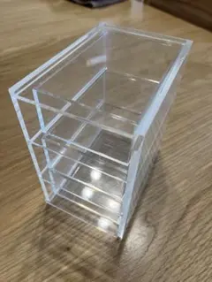 無印良品　アクリル3段小物収納ボックス