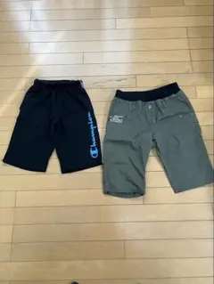Champion他／ハーフパンツ／150・160cm／黒・カーキ