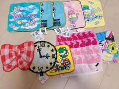 キャラクタータオルハンカチ10枚セット