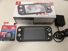 Nintendo Switch Liteグレー➕マイクロSDXCカード128GB