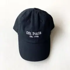 美品【Ofr.Paris】コットン ベースボールキャップ ブラック　帽子 2026年最新】Ofr paris キャップの人気アイテム - メルカリ