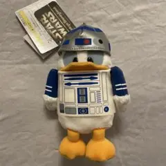 【未使用タグ付き】ドナルドぬいぐるみバッチ R2D2 スターウォーズ 新品タグ付】スターウォーズ R2D2 ドナルド ぬいぐるみバッジ