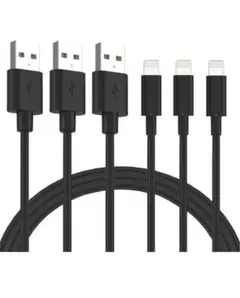 充電ケーブル 2M 3本セット 急速充電 phone 充電コード phone