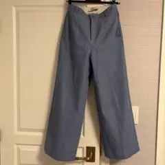 LOULOU WILLOUGHBY ワイドパンツ ライトブルー