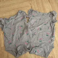 baby gap 花柄ロンパース 12-18ヶ月