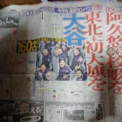 日刊スポーツ 2012年 藤浪晋太郎 大谷翔平 新聞記事 - メルカリ