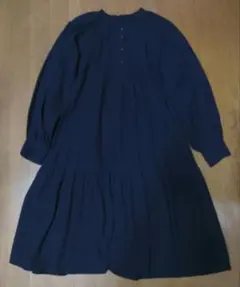 【最終価格】ビーミングバイビームス　黒い長袖ワンピース