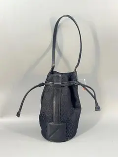 LANCEL ランセル 巾着 バケツ型 ミニショルダーバッグ 黒のサムネイル