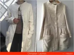【希少】CHRISTIAN LACROIX　クリスチャンラクロワ　ロングコート 2026年最新】Christian Lacroix レディース ロングコートの人気