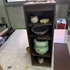 茶道具セット 工芸品 茶碗 アンティーク 木箱 伝統的 小物 格安