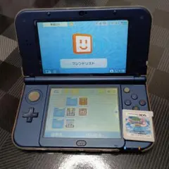 New Nintendo 3DS LL ネイビー　アナ雪カバー付き