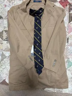 Polo Ralph Lauren テーラードジャケット ベージュ　新品ネクタイのサムネイル