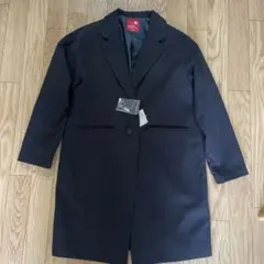 earth music&ecology ブラック チェスターコート新品未使用