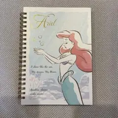 ディズニー　アリエル　リングノート　A5サイズ