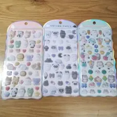 新品未開封　コットンパフィー　シールセット 3枚
