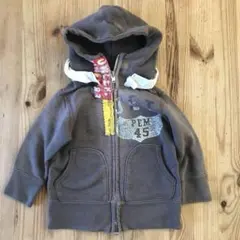 デニムダンガリー パーカー 90のサムネイル