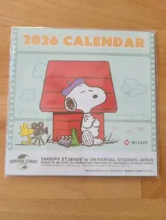 2026年 スヌーピー 卓上カレンダー