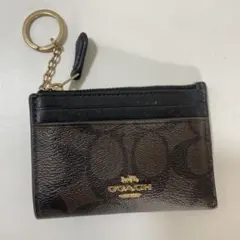 [中古] コーチ ブラウンコインケース カード 名刺入れ パスケース COACH