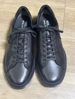 ブラックレザー スニーカー　texcy luxe TU-7038