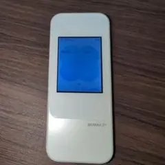 【美品】UQ WiMAXのWiMAX 2+　 w04 ホワイトモバイルルーター